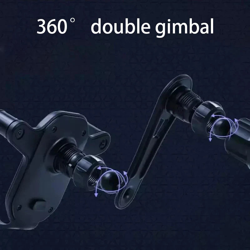 Gravity Car Phone Holder – Air Vent Hook Mount with 360° Rotation for One-Hand Operation