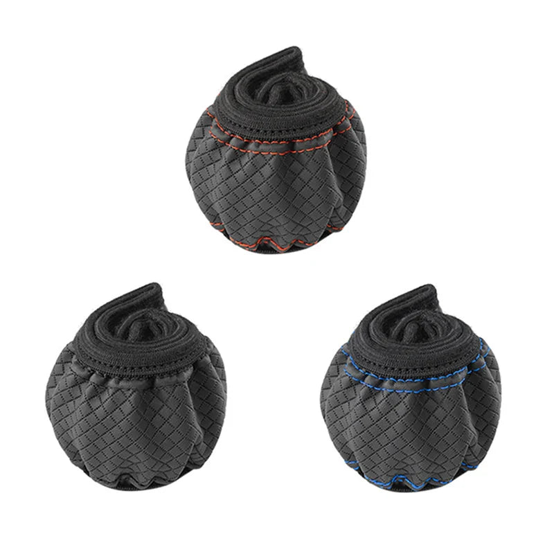 Universal Steering Wheel Cover 37–39CM – Anti-Slip, Wear-Resistant Microfiber Leather Cover