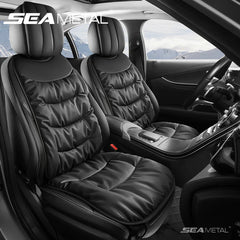Funda de invierno para asiento de coche – Cojín grueso térmico de felpa antideslizante para sedán y SUV