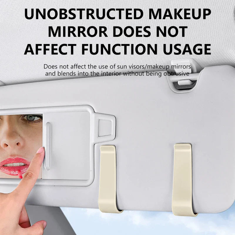 Car Sun Visor Sunglasses Storage Box – Anti-Scratch Glasses Organizer Universal Fit