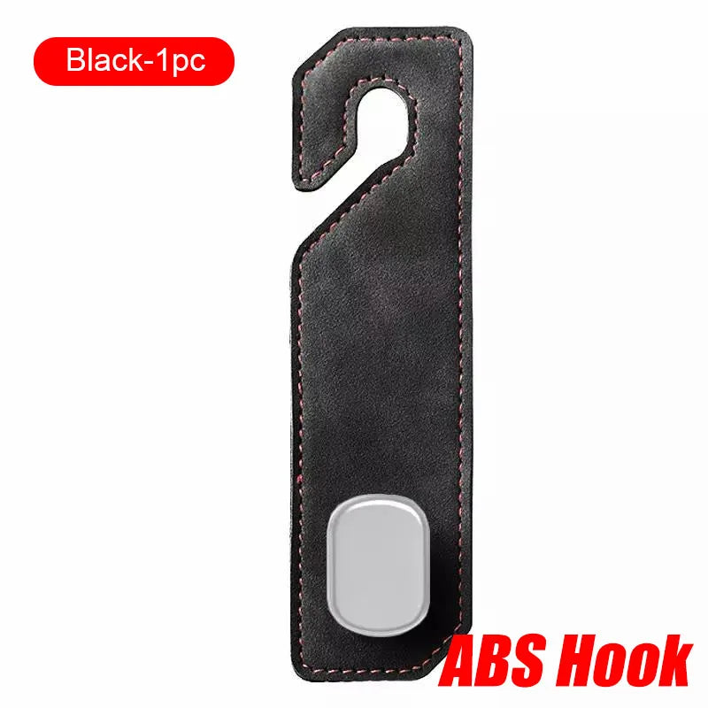 Auto Hoofdsteun Ophanghaak – Premium Suède 20KG Zware Opberghaak