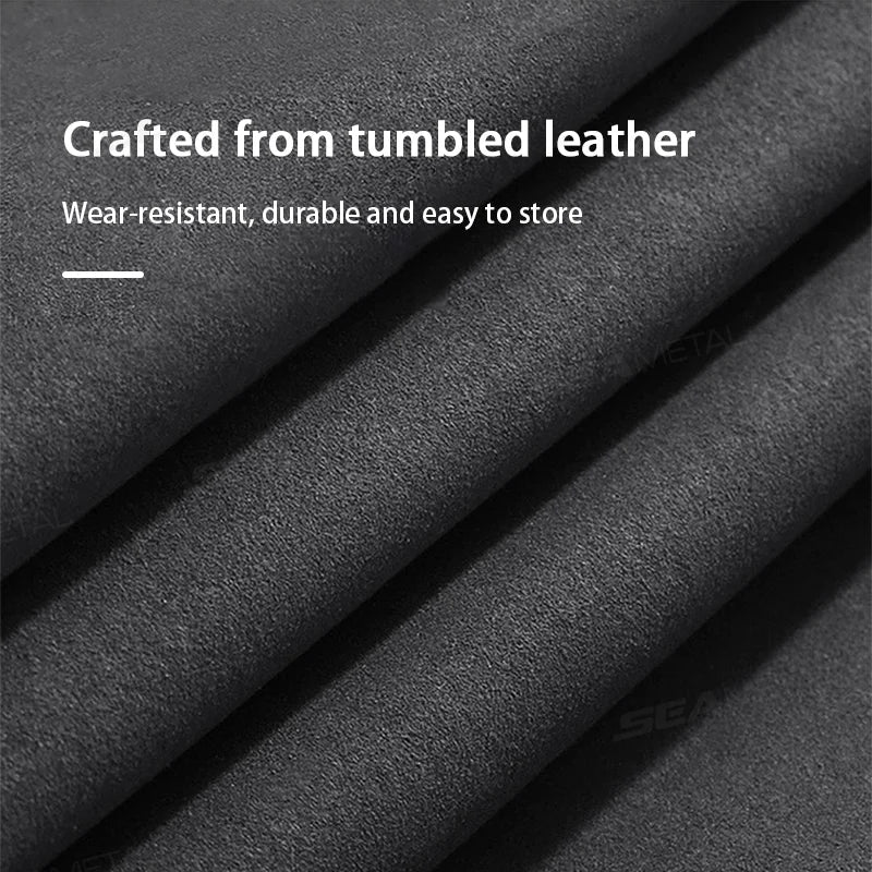 Auto Hoofdsteun Ophanghaak – Premium Suède 20KG Zware Opberghaak