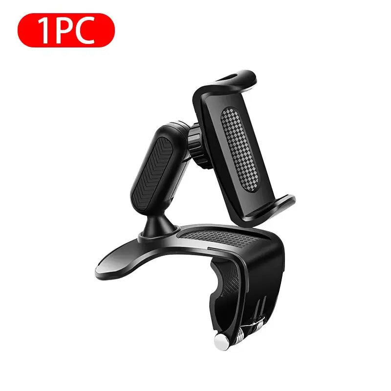 Dashboard Head-Up Phone Holder – 360° Rotating Stable Anti-Slip Car Mount