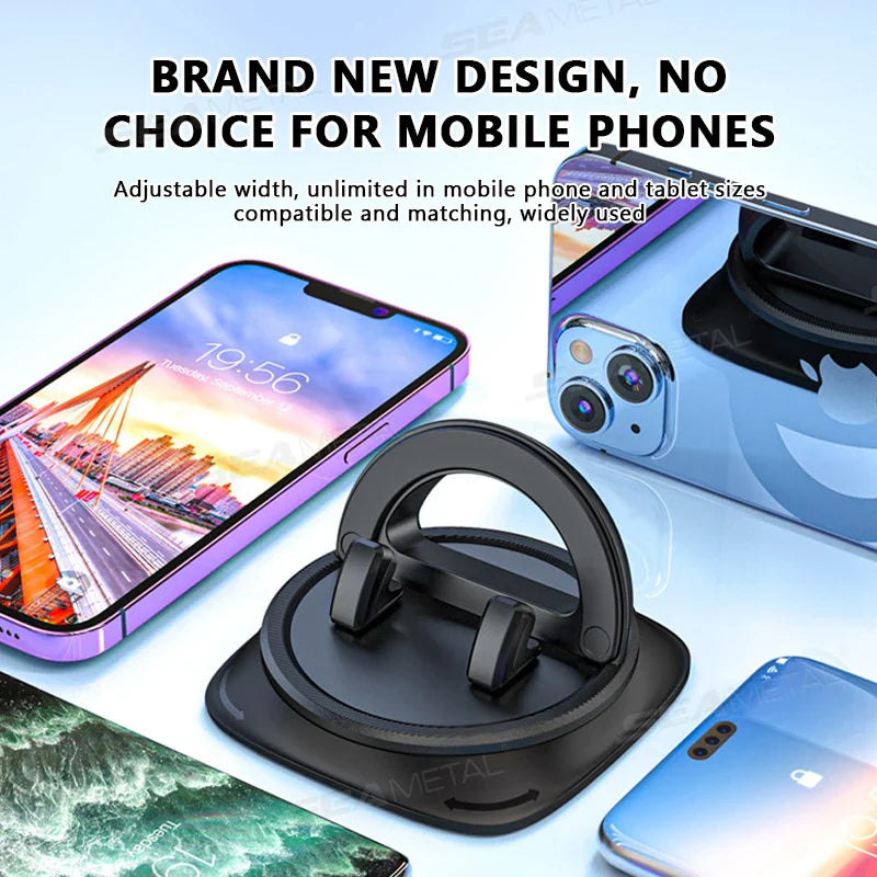 Dashboard Car Phone Holder – Anti-Slip Stable Head-Up Navigation Mount for 4–7.2 Inch Smartphones